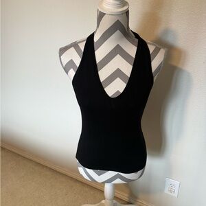 Banana Republic Factory Black Halter Tank Top
